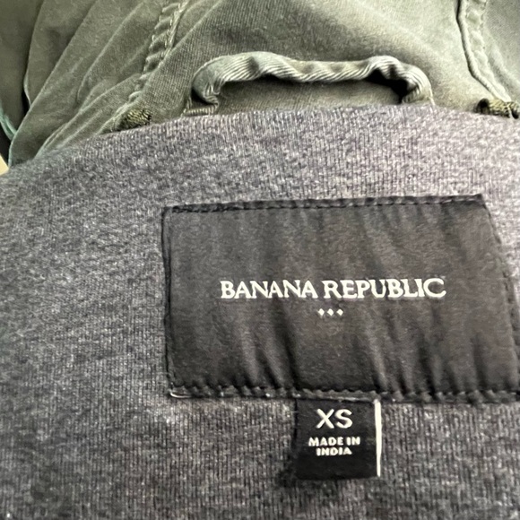 Y2K Hooded Banana Republic Army/Utility Jacket XS - Picture 10 of 13